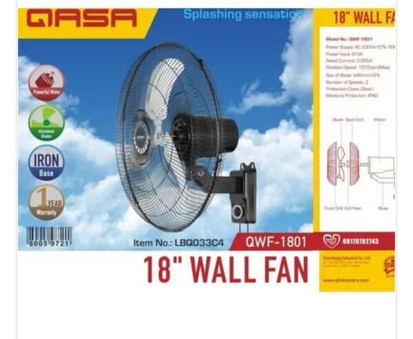 Qasa Wall 18"