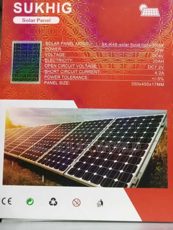 Sukhig 300watts Solar Flood Light