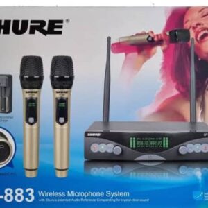 Shure wireless blue cartoon
